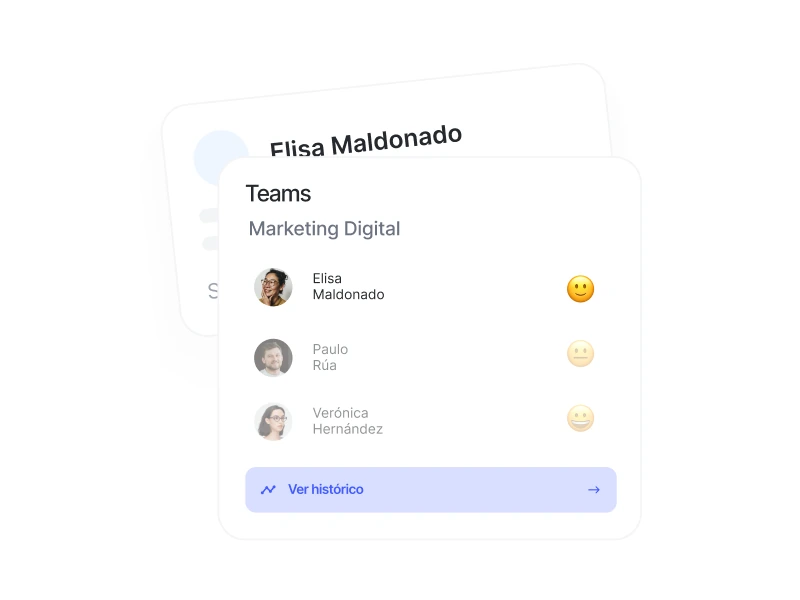 Ficha de equipo en Sesame HR