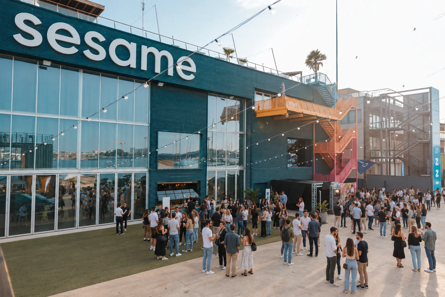 Las oficinas de Sesame HR durante un evento con todo el equipo