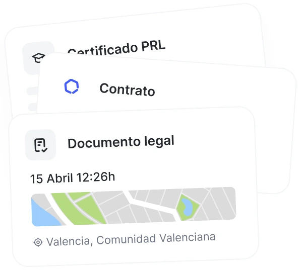 Documentos con geolocalización en Sesame HR